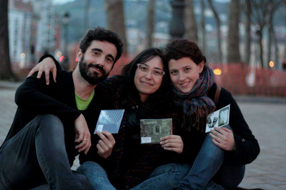 Equipo de ANTespacio. Damian Rodríguez, Melodie Martín y Laura Díez.